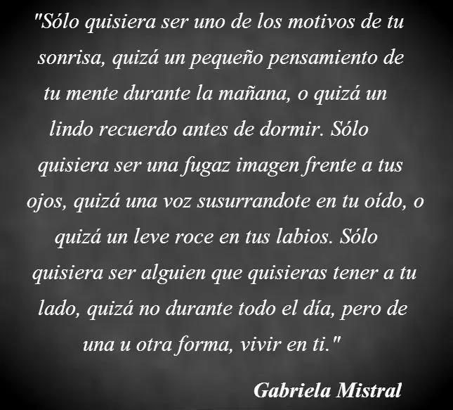frases de amor de gabriela mistral - Cuál fue el gran amor de Gabriela Mistral