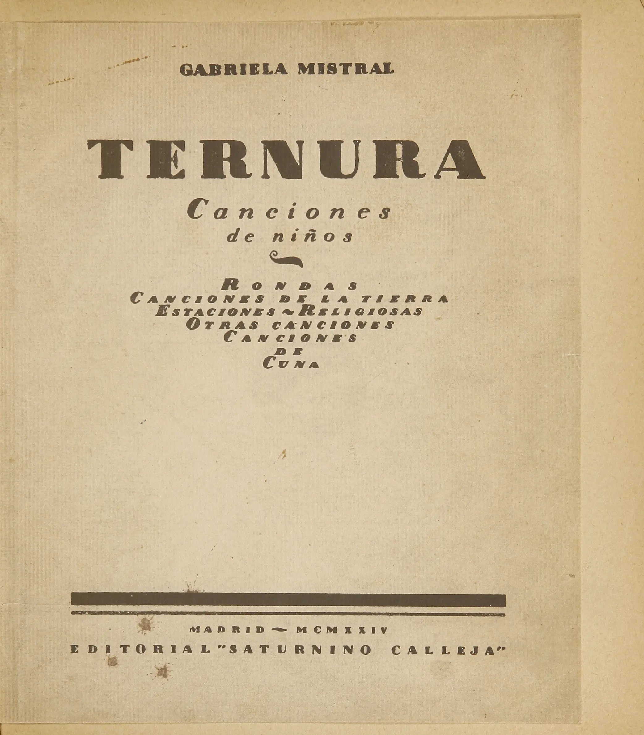 principales obras de gabriela mistral - Cuál fue el libro más importante de Gabriela Mistral