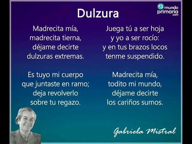 gabriela mistral poemas - Cuáles fueron los poemas más famosos de Gabriela Mistral