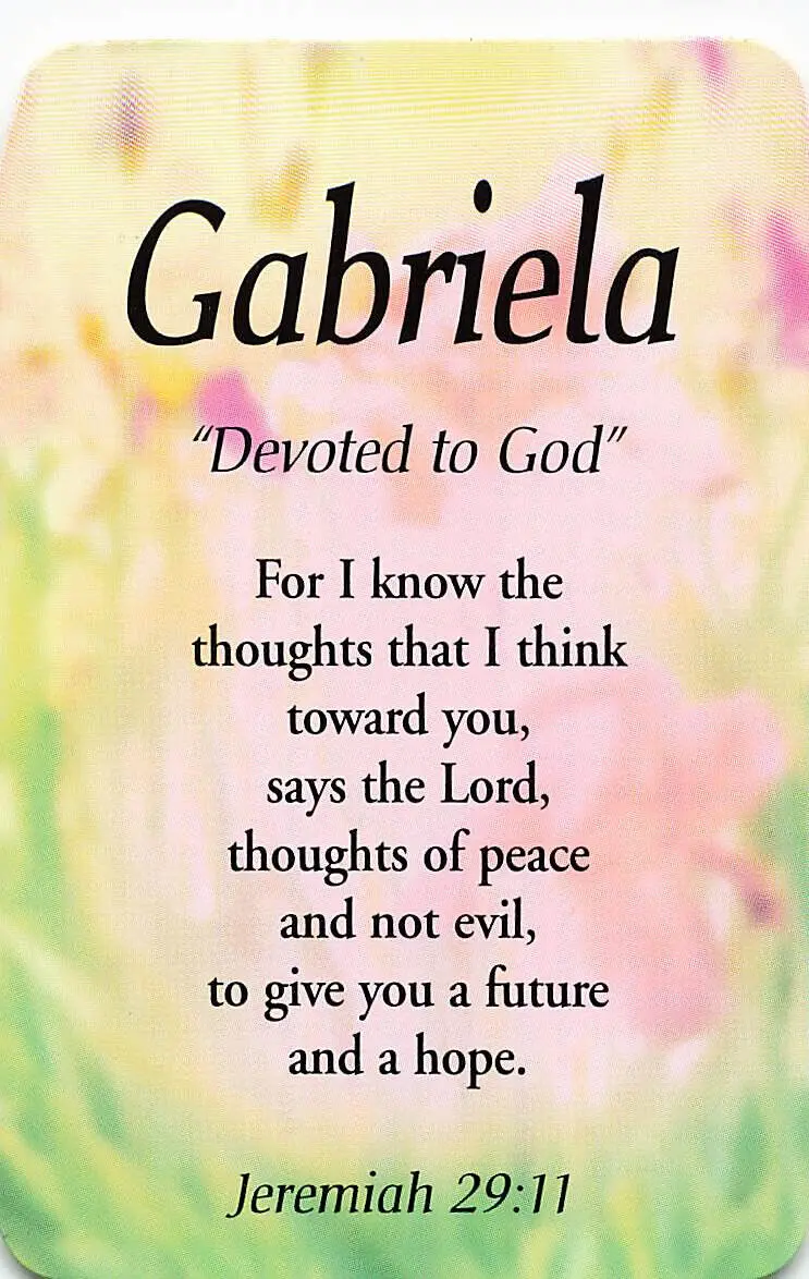 gabriela meaning name - What is the name Gabriela short for